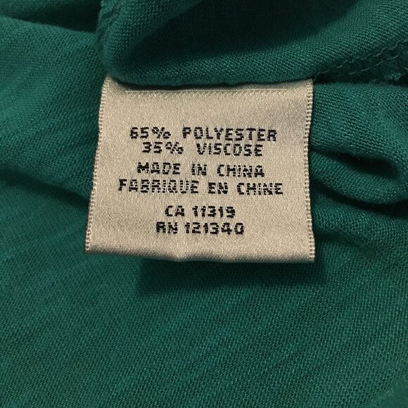 Y2K Dynamite Aquamarine Ruffle Shoulder Tank Top - Picture 10 of 15